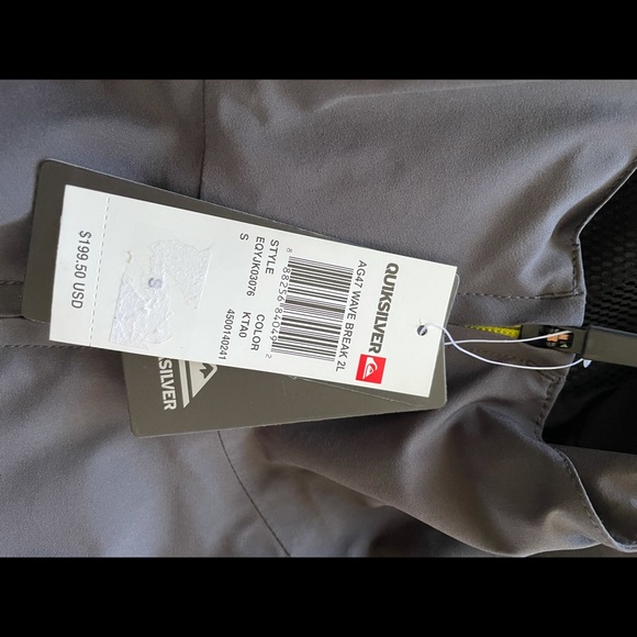 Quicksilver Mens Wavebreak Jacket - Picture 10 of 14